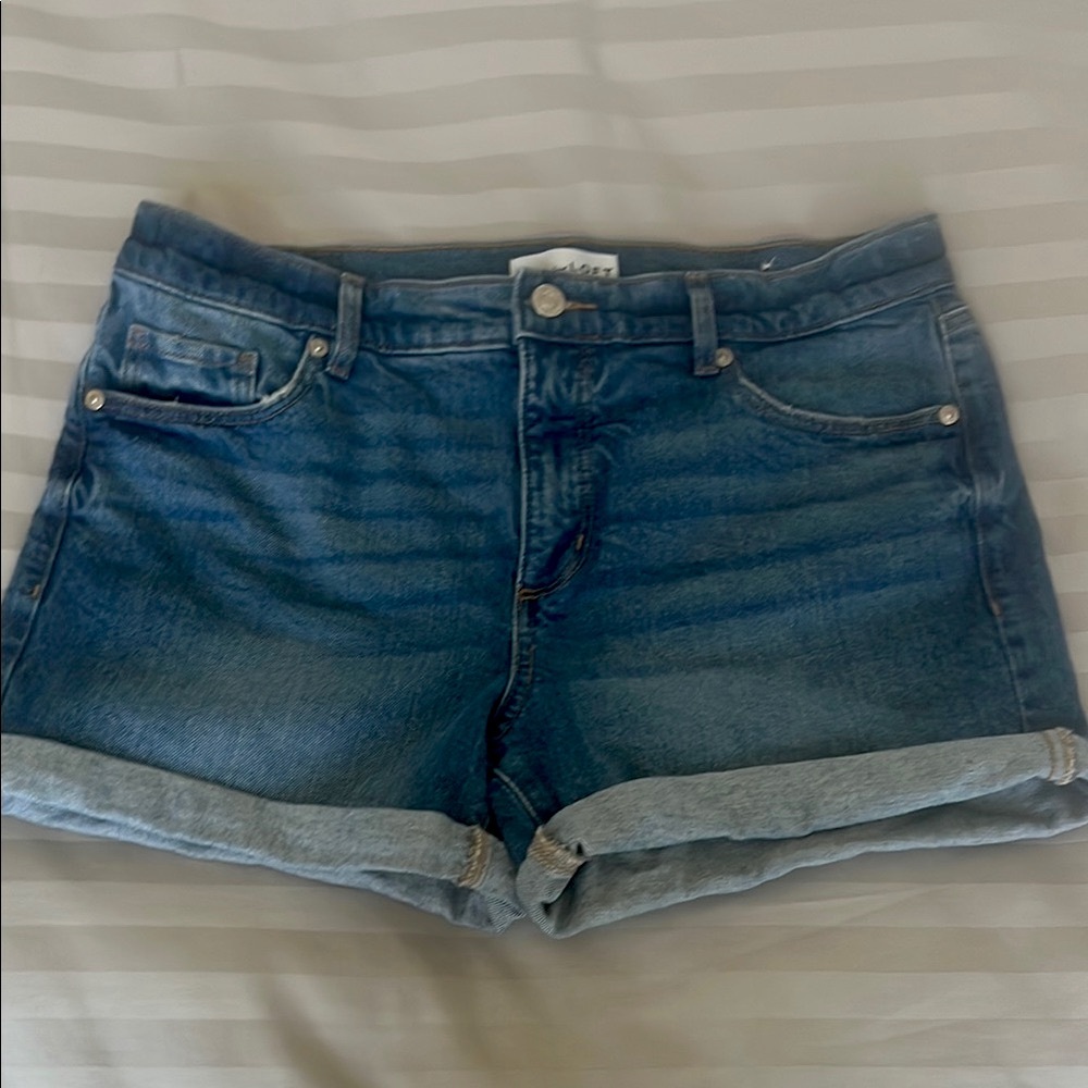 Women's Blue Denim Shorts